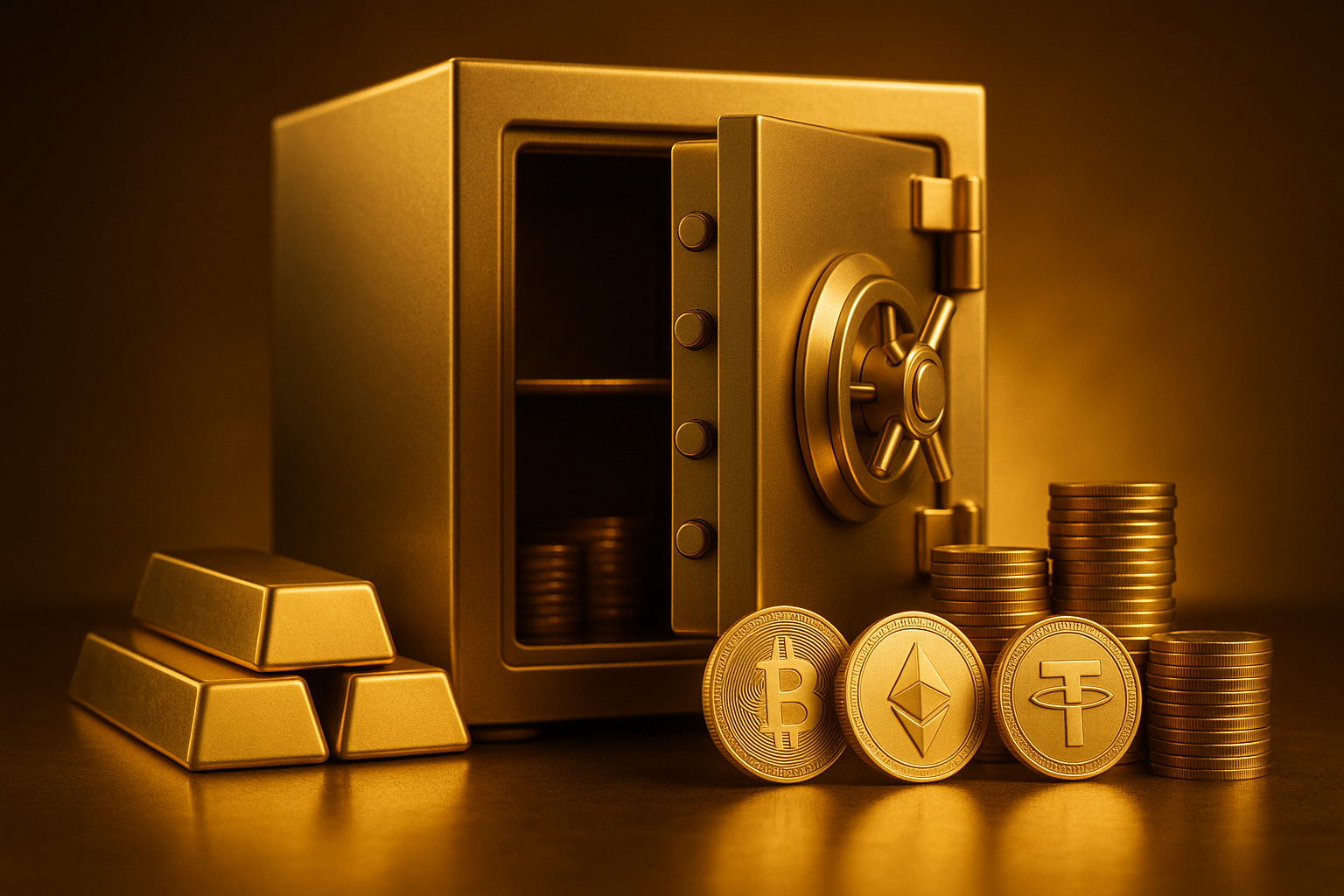 An $8 Billion Pile of Gold in a Swiss Bunker—Tether’s Latest Power Move Has a Familiar Ring to It