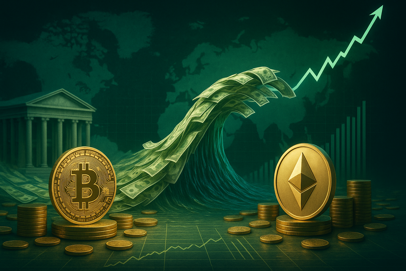 Crypto Rally Sees 4% Gain as Institutional Demand Rises