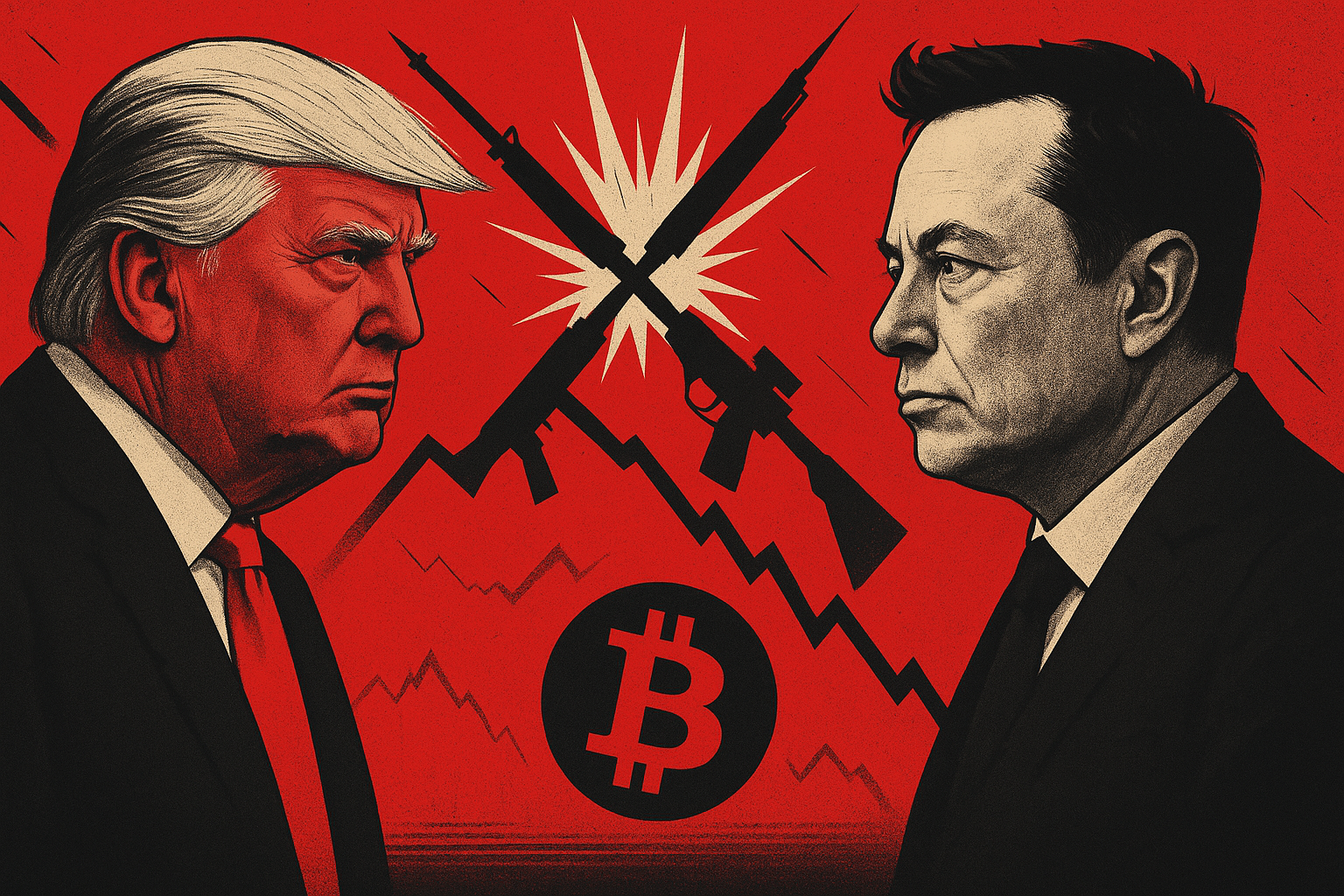 Trump Fires At Musk Over ‘America Party’—Traders Jittery, Bitcoin Slips Under $57K