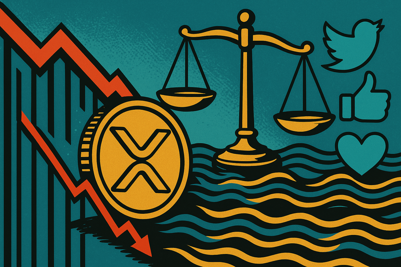 XRP Slips, Twitter Cheers: What the Judge, the Chart, and the Bots Are Actually Telling You